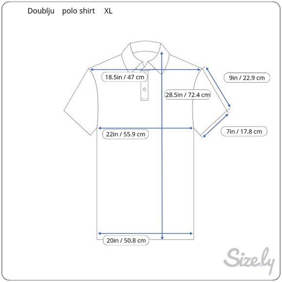 Bundle of Doublju Men's Polo Shirts Short Sleeve Light Blue & Gray Soft Sz XL - Picture 11 of 11